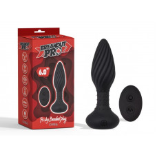 Анальная пробка с шариками на пульте Frisky Beaded Plug Chisa
