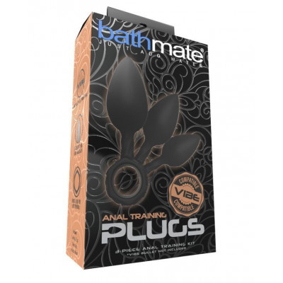 Набір анальних пробок Bathmate Anal Training Plugs, діаметр 2,5 см - 3,1см - 3,8см Набір анальних пробок Bathmate Anal Training Plugs, діаметр 2,5 см - 3,1см - 3,8см