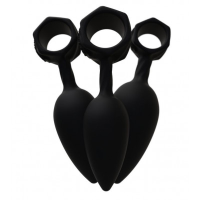 Набір анальних пробок Bathmate Anal Training Plugs, діаметр 2,5 см - 3,1см - 3,8см Набір анальних пробок Bathmate Anal Training Plugs, діаметр 2,5 см - 3,1см - 3,8см