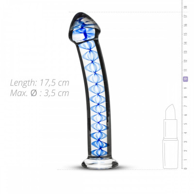 Фалоиммитатор стекло Glass Dildo No.04
