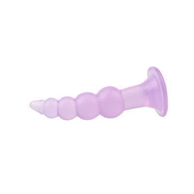 Анальная пробка елочка Hi-Rubber Purple Chisa