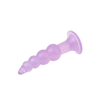 Анальная пробка елочка Hi-Rubber Purple Chisa