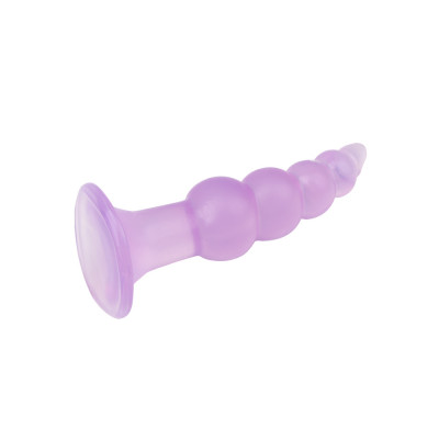 Анальная пробка елочка Hi-Rubber Purple Chisa