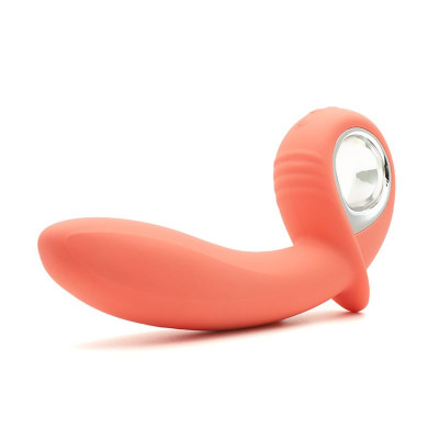 Анальний вібратор KisToy Klein Orange з кінчиком, що надувається, unisex, діаметр 3,5-5 см Анальний вібратор KisToy Klein Orange з кінчиком, що надувається, unisex, діаметр 3,5-5 см