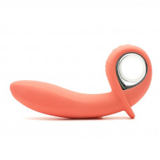 Анальний вібратор KisToy Klein Orange з кінчиком, що надувається, unisex, діаметр 3,5-5 см