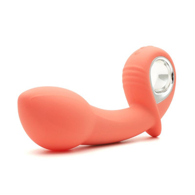 Анальний вібратор KisToy Klein Orange з кінчиком, що надувається, unisex, діаметр 3,5-5 см Анальний вібратор KisToy Klein Orange з кінчиком, що надувається, unisex, діаметр 3,5-5 см