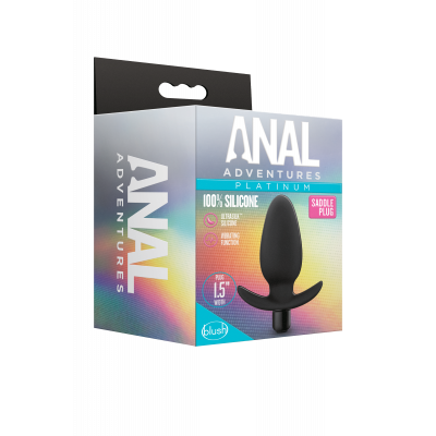 Анальная пробка Blush Anal Adventures Platinum Saddle Plug