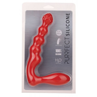 Анальный стимулятор PURRFECT SILICONE BUTT PLUG, RED