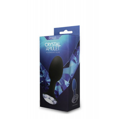 Анальная пробка c камнем CRYSTAL AMULET SMALL