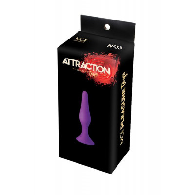 Анальна пробка з присоскою MAI Attraction Toys №33 Black, довжина 11,5cм, діаметр 3см Анальна пробка з присоскою MAI Attraction Toys №33 Black, довжина 11,5cм, діаметр 3см