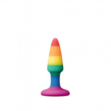 Анальная пробка DREAM TOYS COLOURFUL LOVE RAINBOW ANAL PLUG MINI
