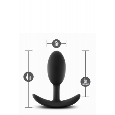 Анальная пробка Blush ANAL ADVENTURES VIBRA SLIM PLUG MEDIUM Анальная пробка Blush ANAL ADVENTURES VIBRA SLIM PLUG MEDIUM
