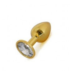 Анальная пробка Gold Metal Diamond, M