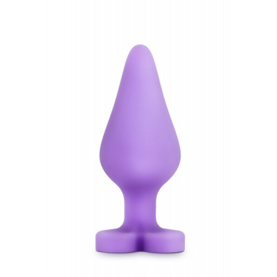 Анальная пробка PLAY WITH ME CANDY HEART FUCK ME PURPLE