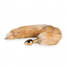 Анальная пробка с хвостиком песец S длина 40 см Fox Tail Plug Easy Toys