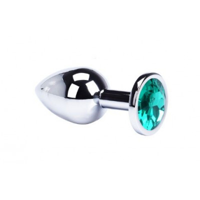 Анальная пробка Metal Dark Green, S