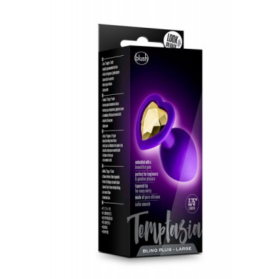 Анальная пробка TEMPTASIA BLING PLUG LARGE PURPLE Анальная пробка TEMPTASIA BLING PLUG LARGE PURPLE