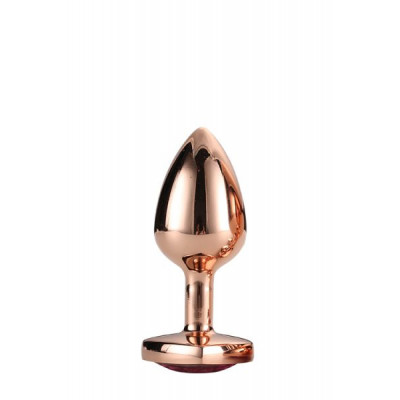DT21790 Анальная пробка с сердцем GLEAMING LOVE ROSE GOLD PLUG MEDIUM DT21790 Анальная пробка с сердцем GLEAMING LOVE ROSE GOLD PLUG MEDIUM