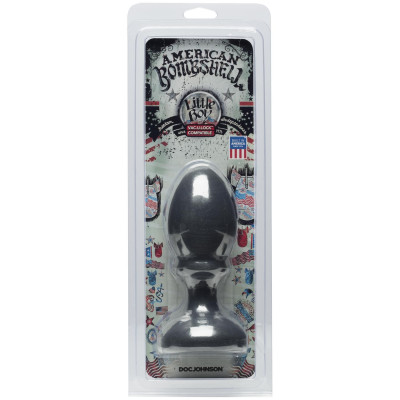 Анальна пробка Doc Johnson American Bombshell Little Boy - Gun Metal, діаметр 5,59 см Анальна пробка Doc Johnson American Bombshell Little Boy - Gun Metal, діаметр 5,59 см