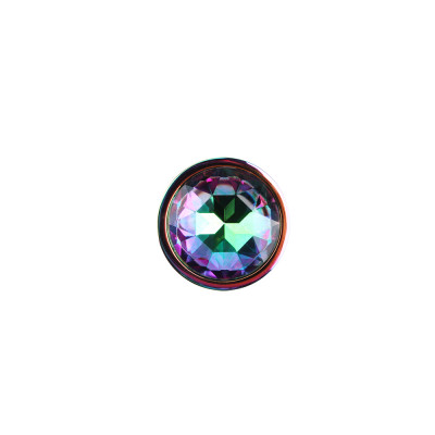 Анальная пробка с кристаллом Hi-Basi Jewelled Metel Butt Plug Chisa