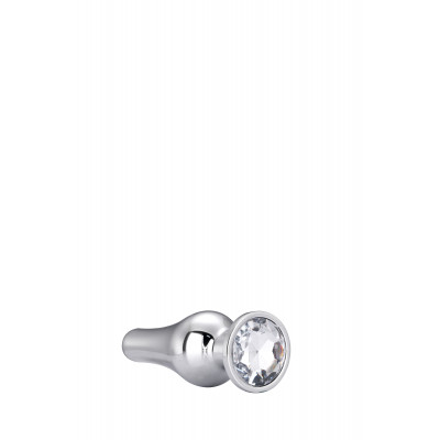 DT21825 Анальная пробка конической формы Dream Toys GLEAMING LOVE SILVER PLEASURE PLUG L DT21825 Анальная пробка конической формы Dream Toys GLEAMING LOVE SILVER PLEASURE PLUG L