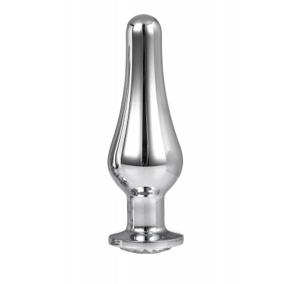 DT21825 Анальная пробка конической формы Dream Toys GLEAMING LOVE SILVER PLEASURE PLUG L DT21825 Анальная пробка конической формы Dream Toys GLEAMING LOVE SILVER PLEASURE PLUG L
