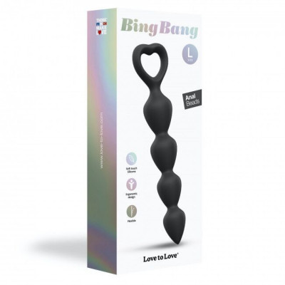 Анальная цепочка Love To Love BING BANG L - BLACK ONYX Анальная цепочка Love To Love BING BANG L - BLACK ONYX