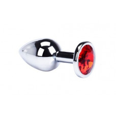 Анальная пробка Metal Red, S