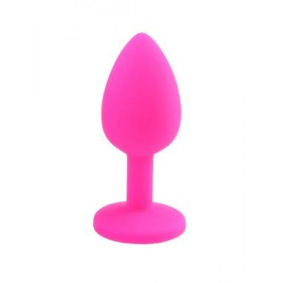 Анальная пробка Pink Silicone Light Pink, S Анальная пробка Pink Silicone Light Pink, S