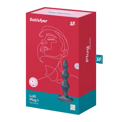 Анальный стимулятор-бусины с двумя моторами Satisfyer Lolli-Plug 1 Dark teal Анальный стимулятор-бусины с двумя моторами Satisfyer Lolli-Plug 1 Dark teal