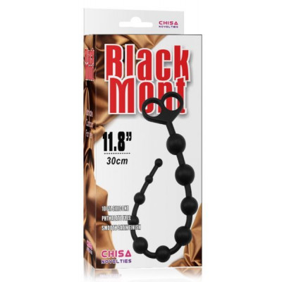 Анальная цепочка Black Mont Silicone