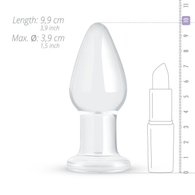 Скляна анальна пробка Gildo Glass Buttplug No. 24 Скляна анальна пробка Gildo Glass Buttplug No. 24