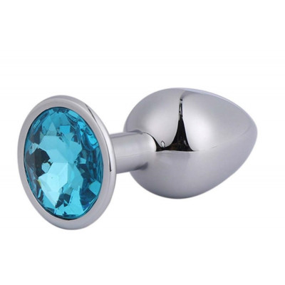 Анальная пробка с камнем Chisa HI-BASIC heart gem anal plug