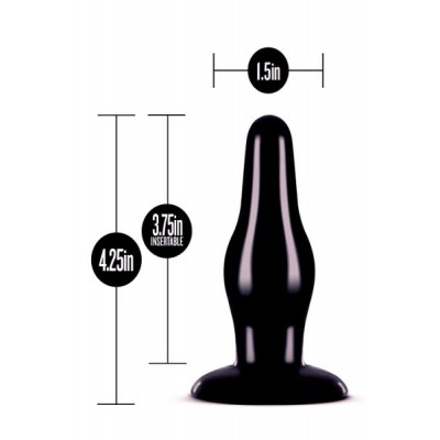 Анальный плаг ANAL ADVENTURES PLEASURE PLUG BLACK