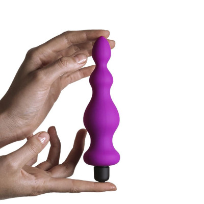 Анальна пробка з вібрацією Adrien Lastic Bullet Amuse Purple, макс. діаметр 3,9 см Анальна пробка з вібрацією Adrien Lastic Bullet Amuse Purple, макс. діаметр 3,9 см