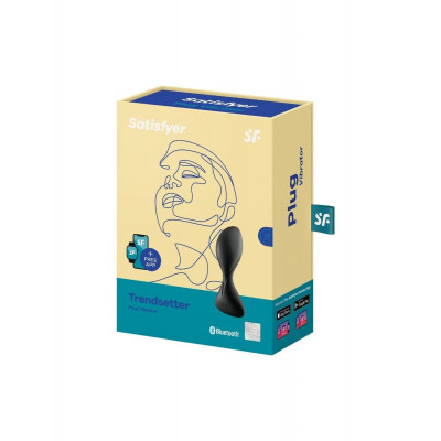 Анальна смарт-пробка з вібрацією Satisfyer Trendsetter Black Анальна смарт-пробка з вібрацією Satisfyer Trendsetter Black
