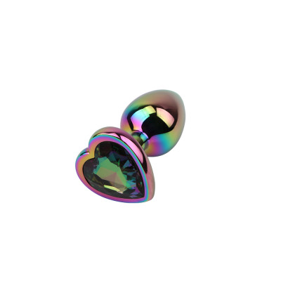 Анальная Hi-Basi Rainbow Heart Butt Plug Chisa