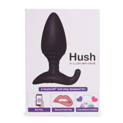 Анальна смарт вібропробка Lovense Hush, розмір L Анальна смарт вібропробка Lovense Hush, розмір L