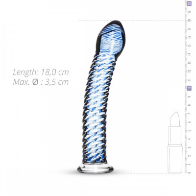 Фалоиммитатор стекло Gildo Glass Dildo No.05