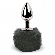 Анальна пробка FeelzToys - Bunny Tails Butt Plug Black