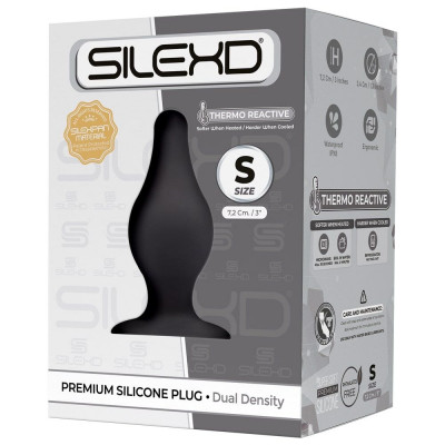 Анальна пробка SilexD (Model 2 size S) двошаровий, силікон+Silexpan, діаметр 3,4 см Анальна пробка SilexD (Model 2 size S) двошаровий, силікон+Silexpan, діаметр 3,4 см