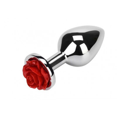 Анальная пробка Flower Red, M