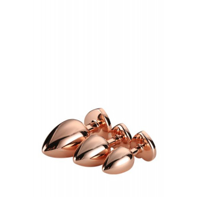 DT21792 Набор анальных пробок GLEAMING LOVE ROSE GOLD PLUG SET DT21792 Набор анальных пробок GLEAMING LOVE ROSE GOLD PLUG SET