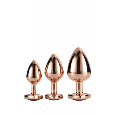 DT21792 Набор анальных пробок GLEAMING LOVE ROSE GOLD PLUG SET DT21792 Набор анальных пробок GLEAMING LOVE ROSE GOLD PLUG SET
