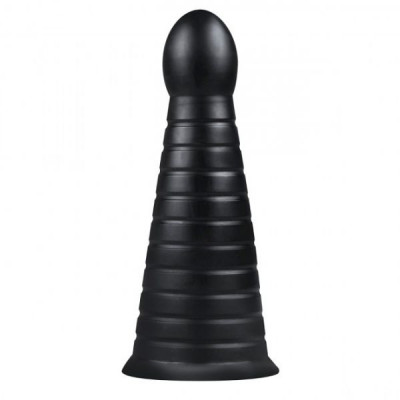Большая анальная пробка -конус ButtR Devil Dog Butt Plug
