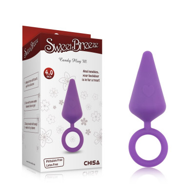 CH86489 Анальная пробка Candy Plug M-Purple