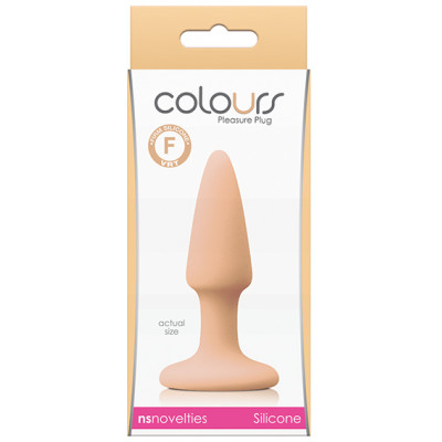 Анальная пробка COLOURS PLEASURES MINI PLUG FLESH