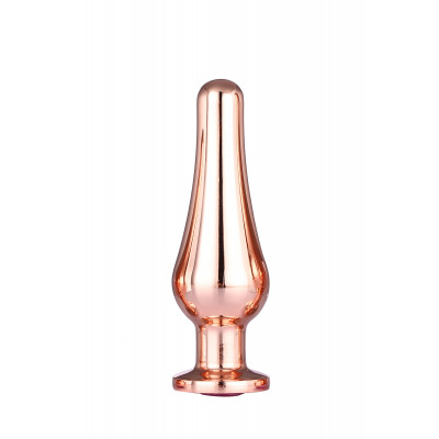 DT21827 Анальная пробка конической формы Dream Toys GLEAMING LOVE ROSE GOLD PLEASURE PLUG M DT21827 Анальная пробка конической формы Dream Toys GLEAMING LOVE ROSE GOLD PLEASURE PLUG M