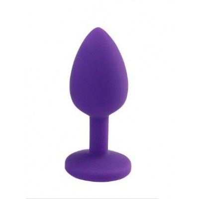 Анальная пробка Purple Silicone Light Violet, S Анальная пробка Purple Silicone Light Violet, S