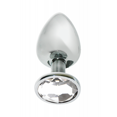 T370205 Анальная пробка с камнем MAI No.72 METAL PLUG WITH STONE S